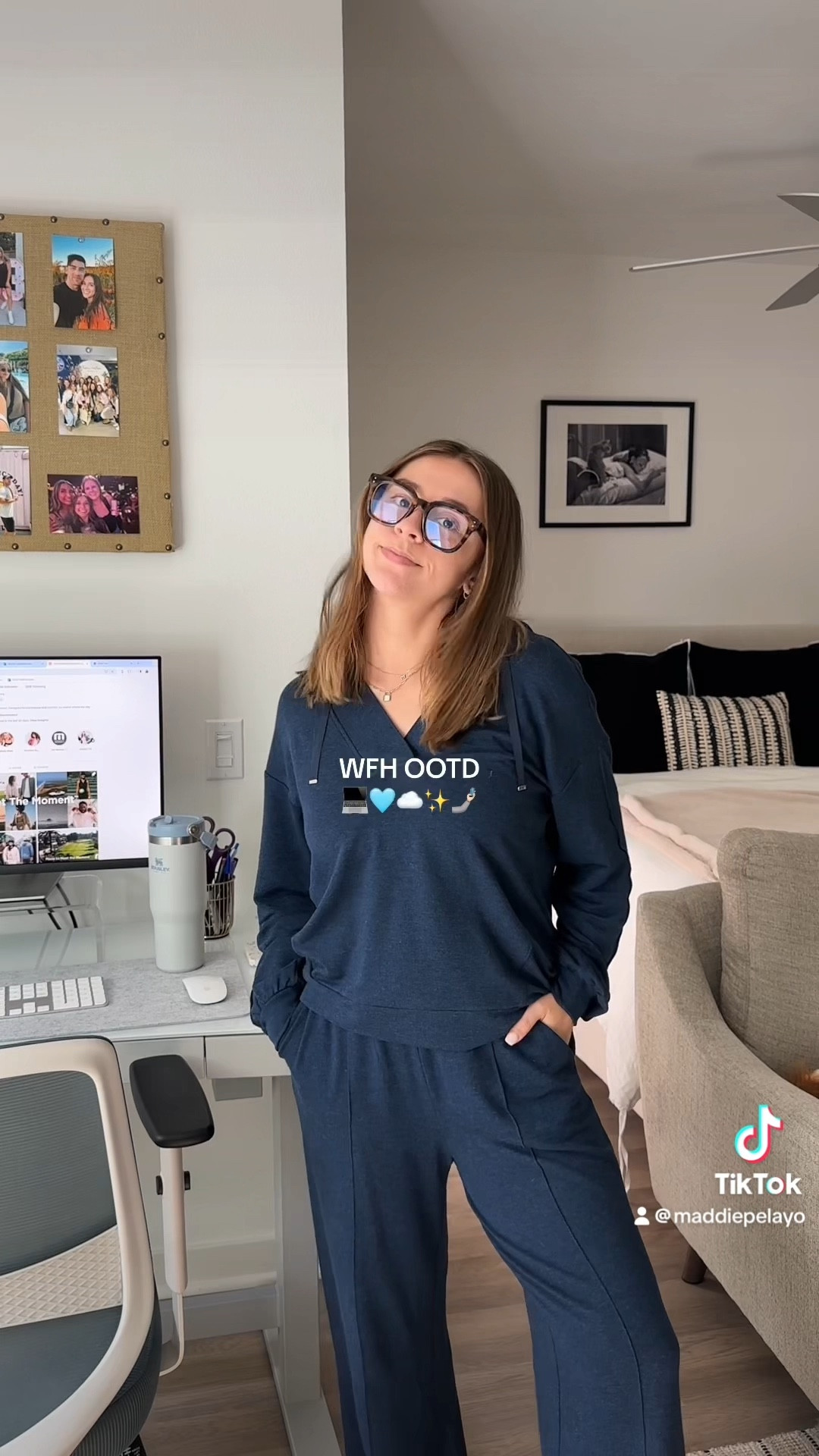 if I’m working from home there’s a 99% chance I’m in a cute/comfy matching set 💙 wearing an XS in the top & S in the bottom for reference! 

#LTKworkwear #LTKSeasonal #LTKstyletip