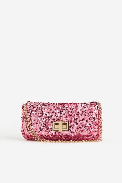 Sequined shoulder bag | H&M (UK, MY, IN, SG, PH, TW, HK)