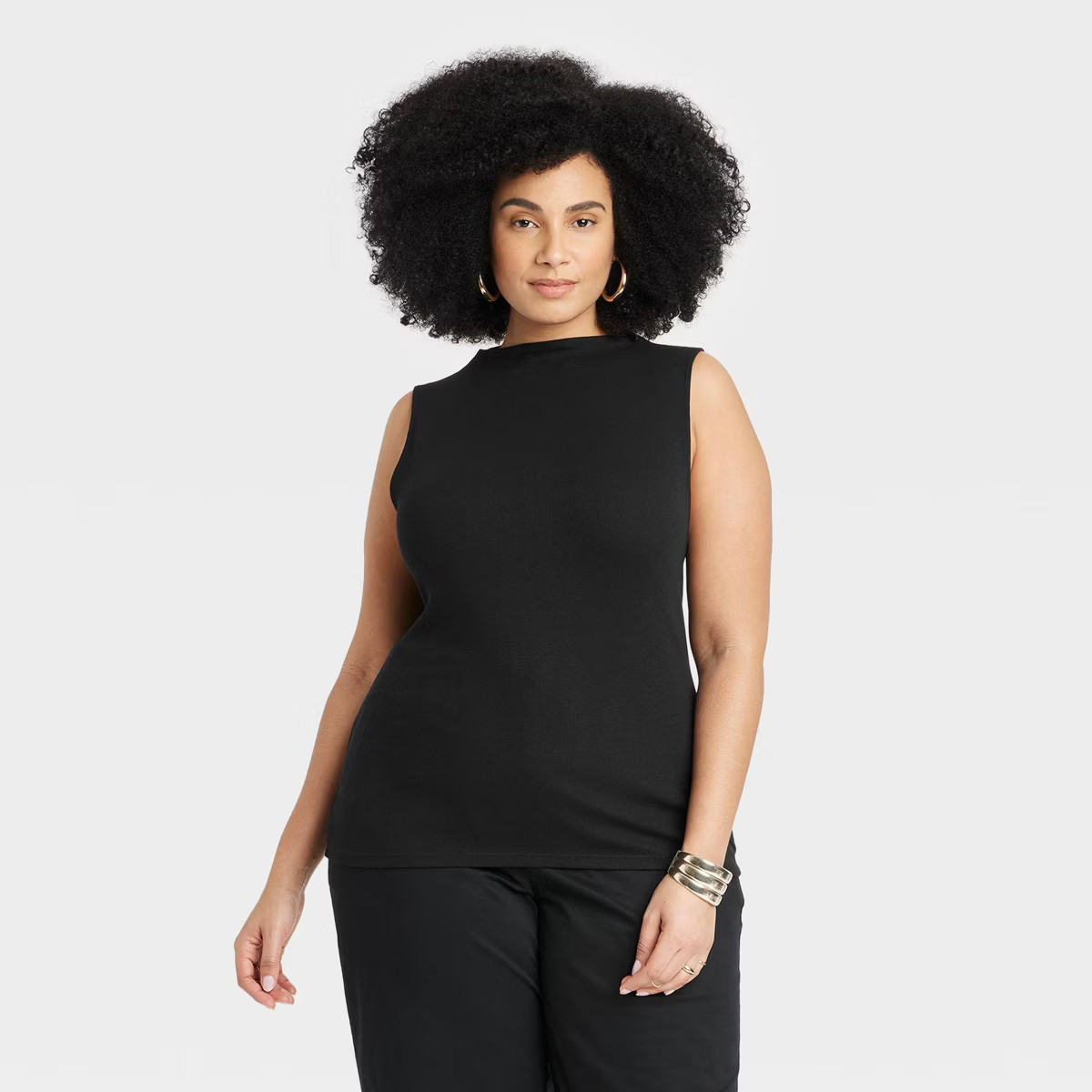 Women's Slim Fit Ribbed Tank Top - A New Day™ | Target