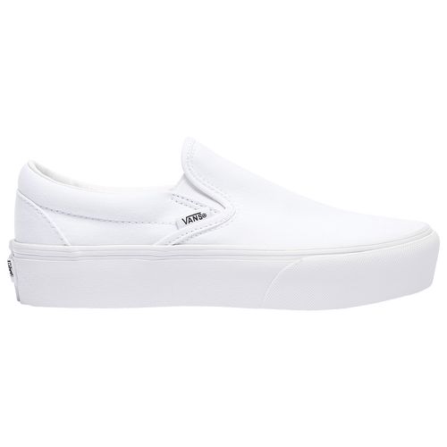 Vans Womens Vans Classic Slip-On Platform - Womens Shoes True White/White Size 09.5 | Foot Locker (US)