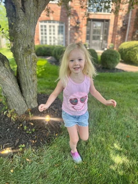 This pink emoji tank always puts a smile on my little girls face!!  Have you shopped at Lola + The Boys yet?  They have the cutest kids clothes and have great sale right now! #KidsFashion #SummerStyle #KidsClothes 

#LTKFamily #LTKKids #LTKSaleAlert