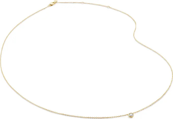 Solitaire Diamond Pendant Necklace | Nordstrom