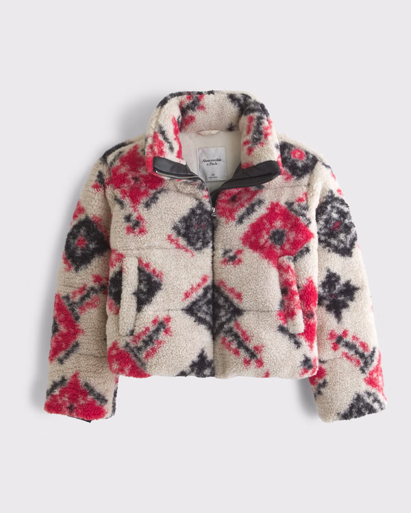 Sherpa Short Puffer | Abercrombie & Fitch (US)