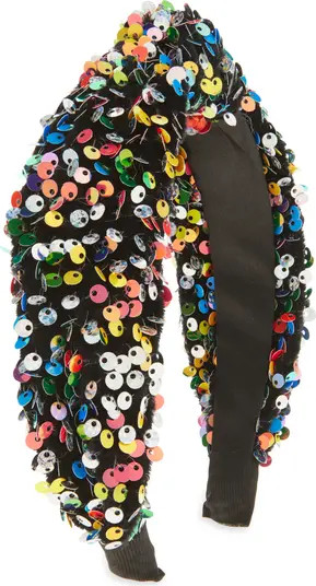 Cara Kids' Sequin Knot Headband | Nordstrom | Nordstrom