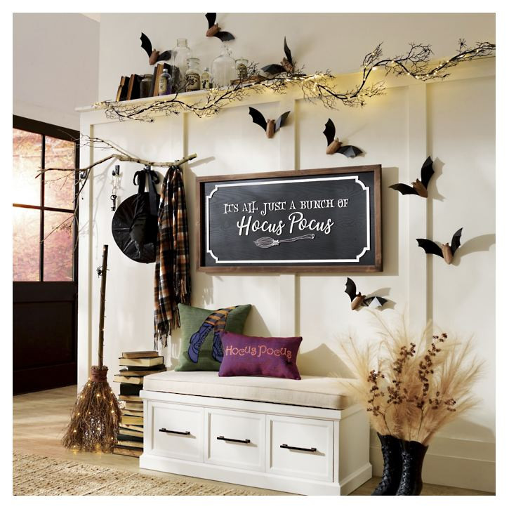 Pre-lit Spider Branch Garland | Grandin Road | Grandin Road