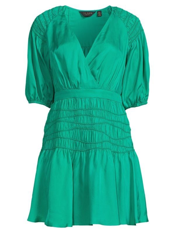 Taluna Smocked Mini Dress | Saks Fifth Avenue OFF 5TH (Pmt risk)