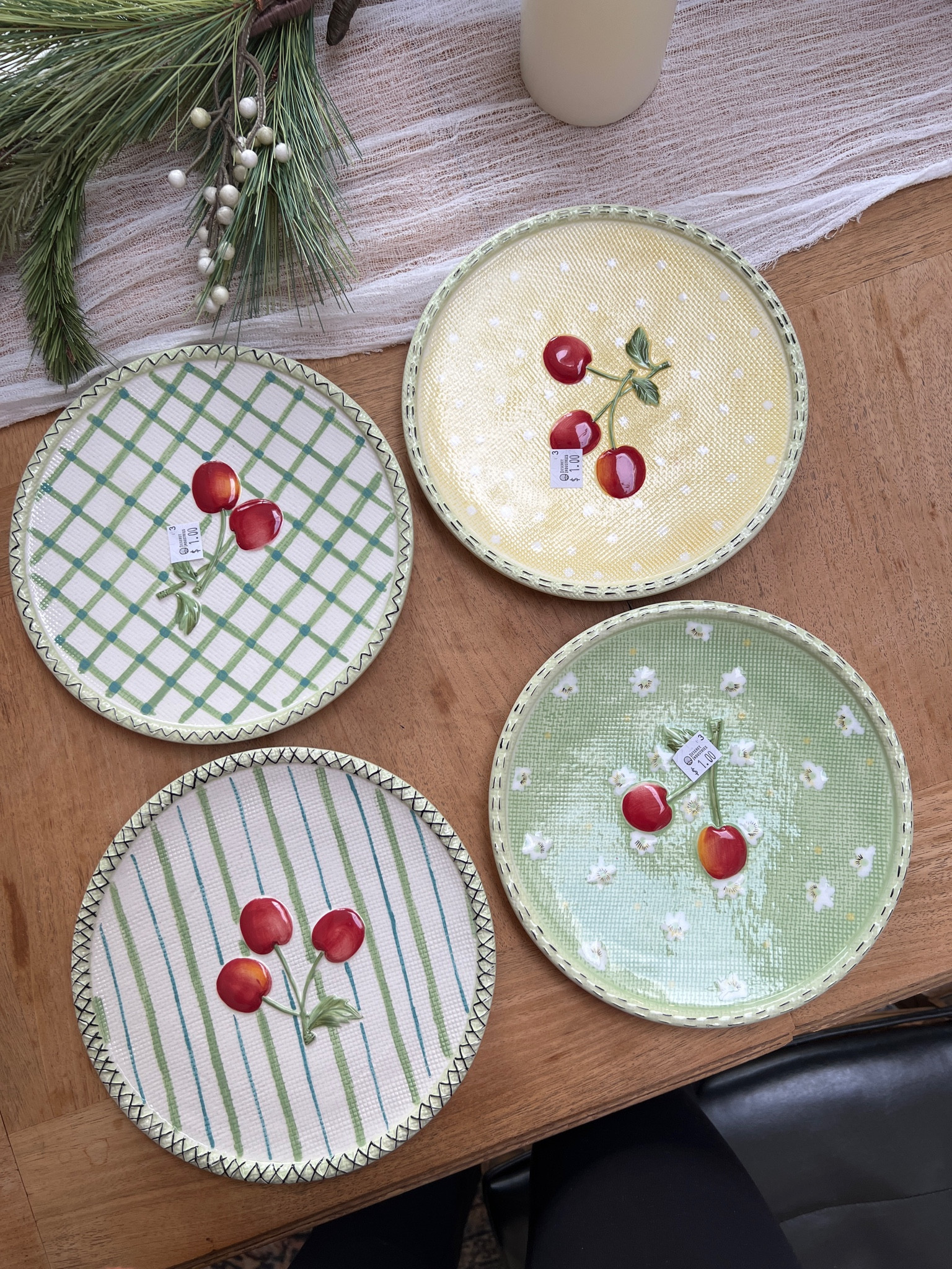 I picked up the prettiest cherry appetizer plates while thrifting the other day, but I found a few reselling on eBay too in case you’re looking for some Anthropologie dinner plate look alikes! 

#LTKfindsunder50 #LTKSpringSale #LTKhome