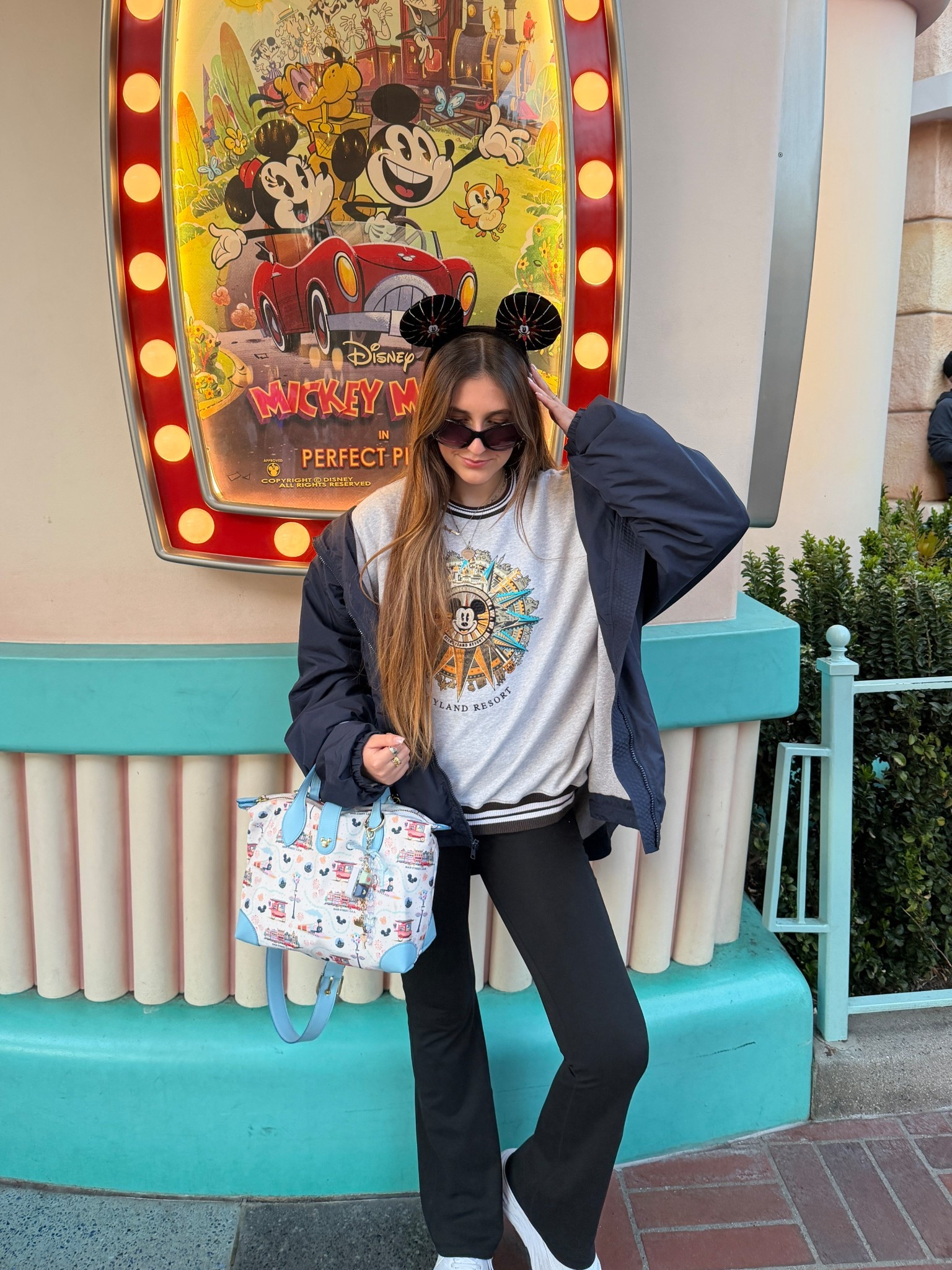 Disneyland ootd ✨

Crewneck: Disneyland/Disney Store
Flare leggings: Fabletics
Purse: Stoney Clover Lane/Disneyland/Disney Store
Sunglasses: Disneyland 
Ears: Disneyland (linked on eBay) 
Shoes: Hokas 
Windbreaker: Vintage from the parks 

Ig: @jkyinthesky

#ootd #dailystyle #aestheticstyle #aesthetic #styleinspo #casualstyle #trendy #trendystyle #trendingstyle #disney #disneyland #disneystyle #disneyootd #disneyoutfit #disneyoutfits #disneygirl #stoneyclover #stoneycloverlane #itsasmallworld #disneystore 

#LTKootd #LTKActive #LTKdayinmylife