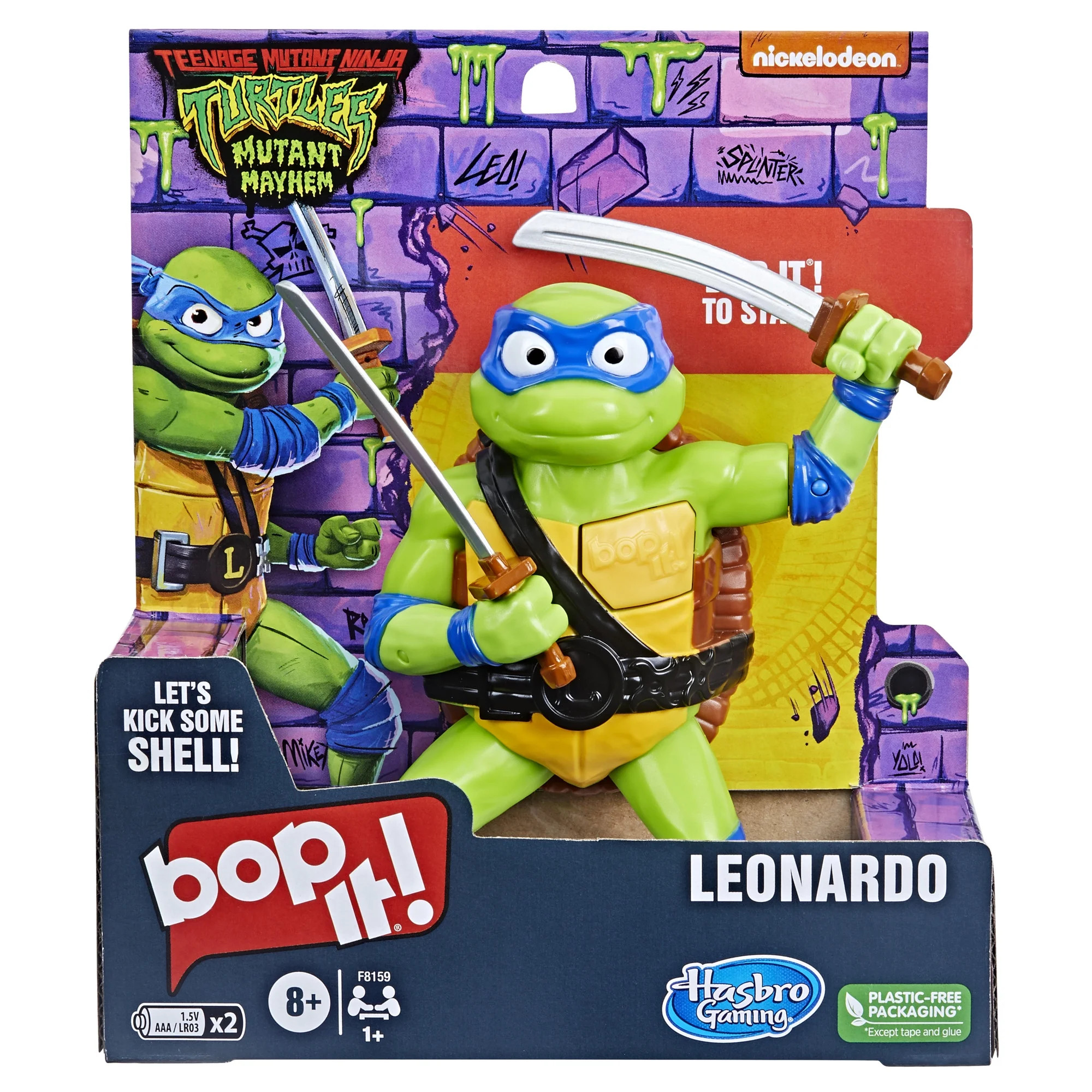 Bop It! Teenage Mutant Ninja Turtles Leonardo Edition Game, 1 or More Players, Ages 8+ - Walmart.... | Walmart (US)