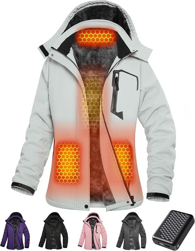 Wulcea Graphene Heated Jacket, Fur Lined | Amazon (US)