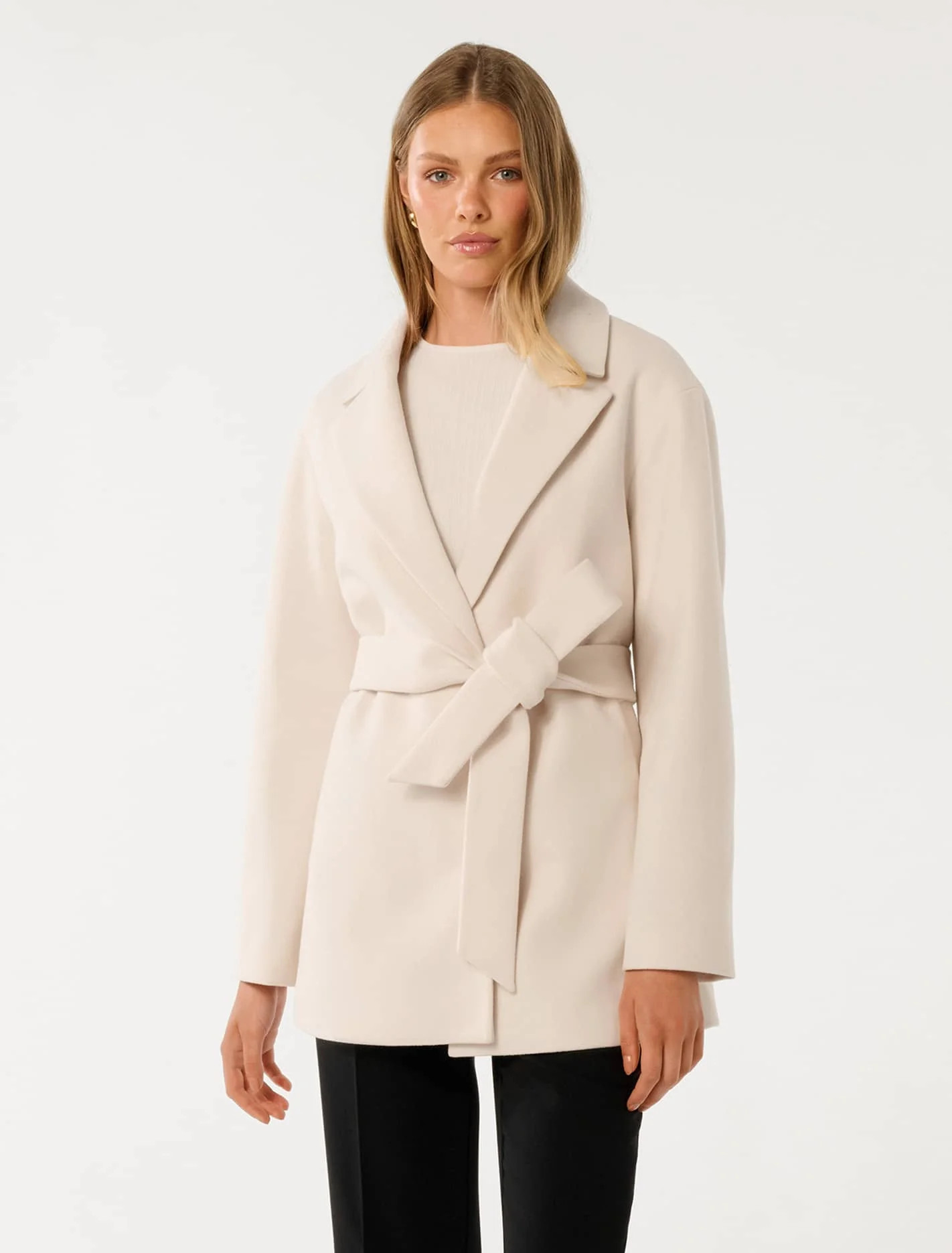 Adele Wrap Coat | Forever New (AU)