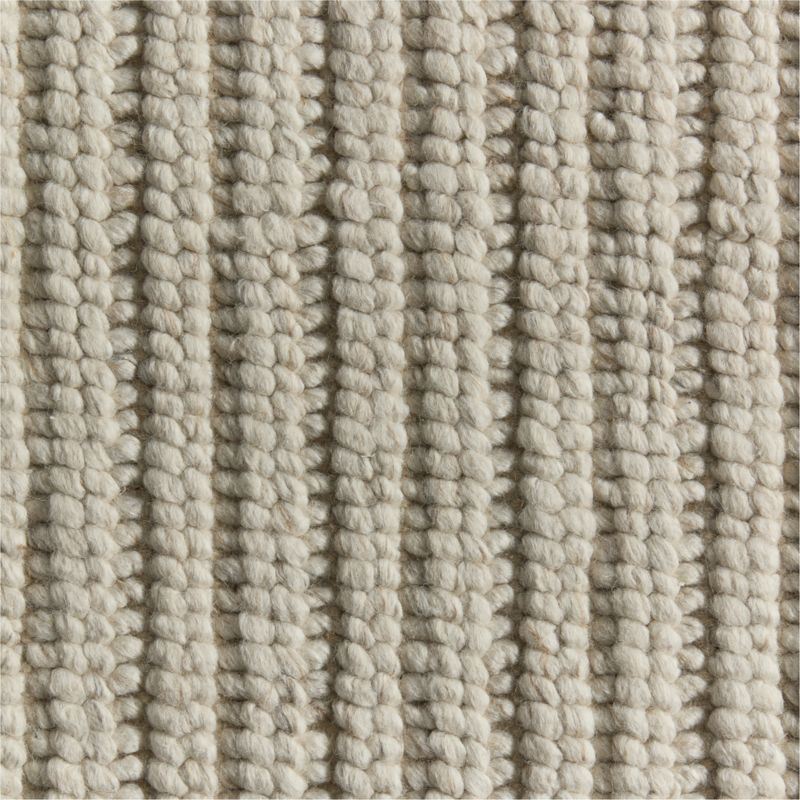 Prato Performance Wool Ivory Area Rug 10'x14' + Reviews | Crate & Barrel | Crate & Barrel