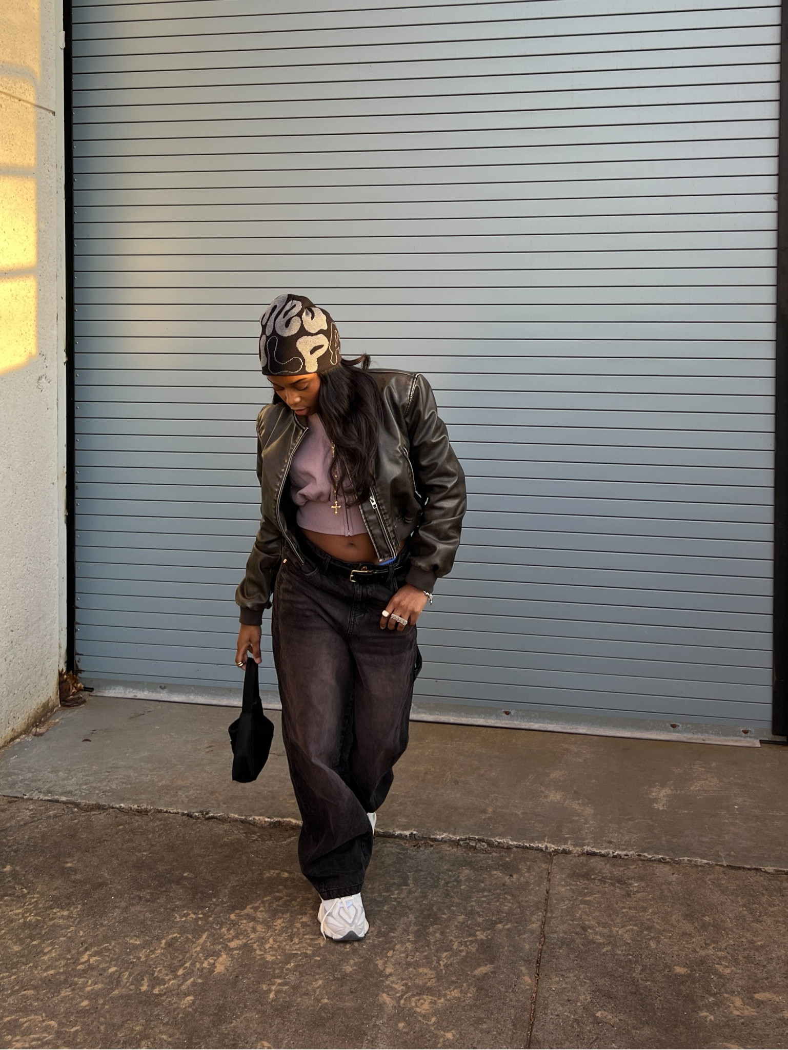 hat: Mea Culpa x Lala collab
zip up & jacket: zara
cross: en route x koleen diaz