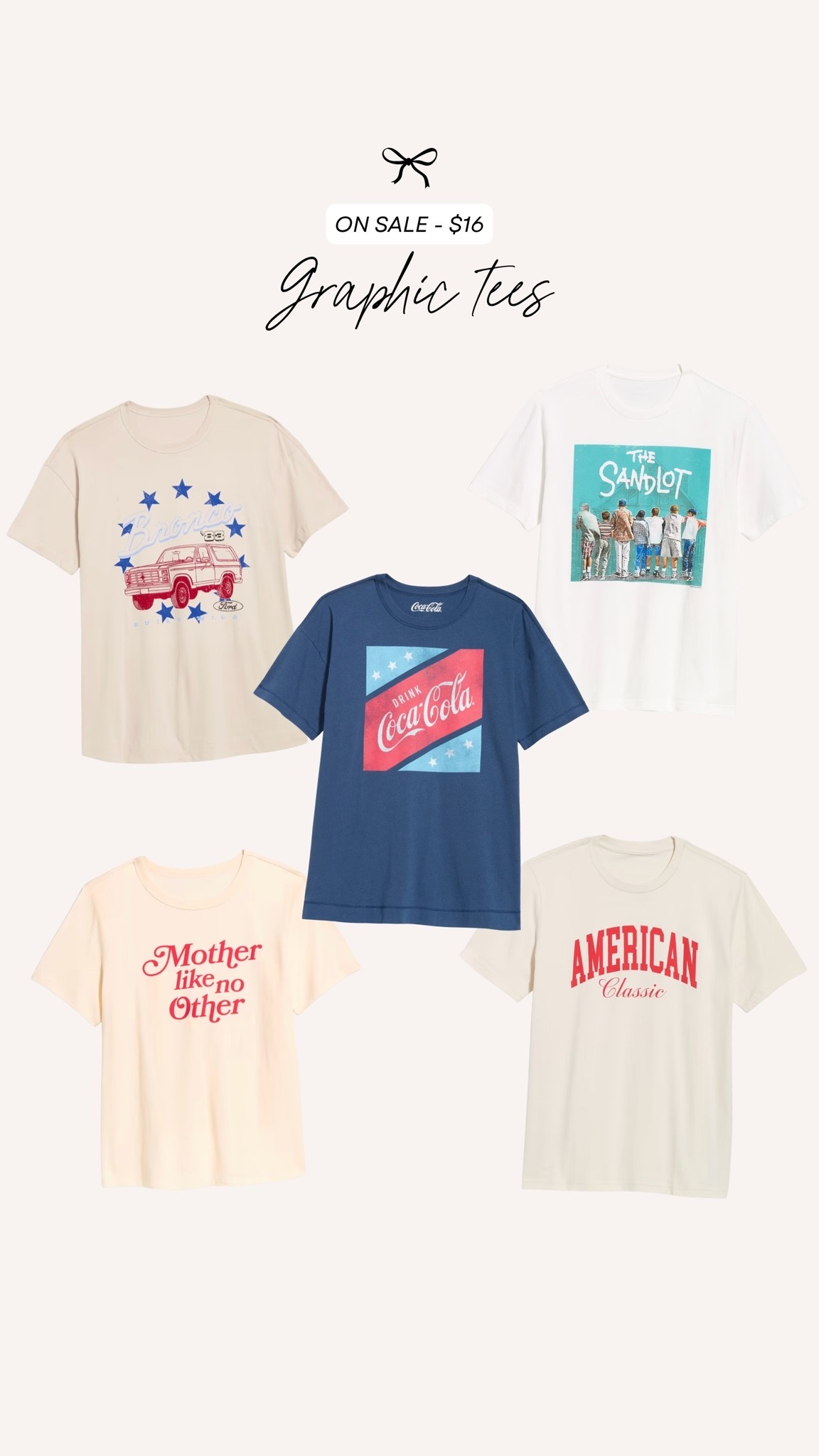 Affordable summer graphic tees? Yes please!

Old navy, affordable outfits for summer, mom outfits graphic tees

#LTKmomlife #LTKgrwm #LTKootd