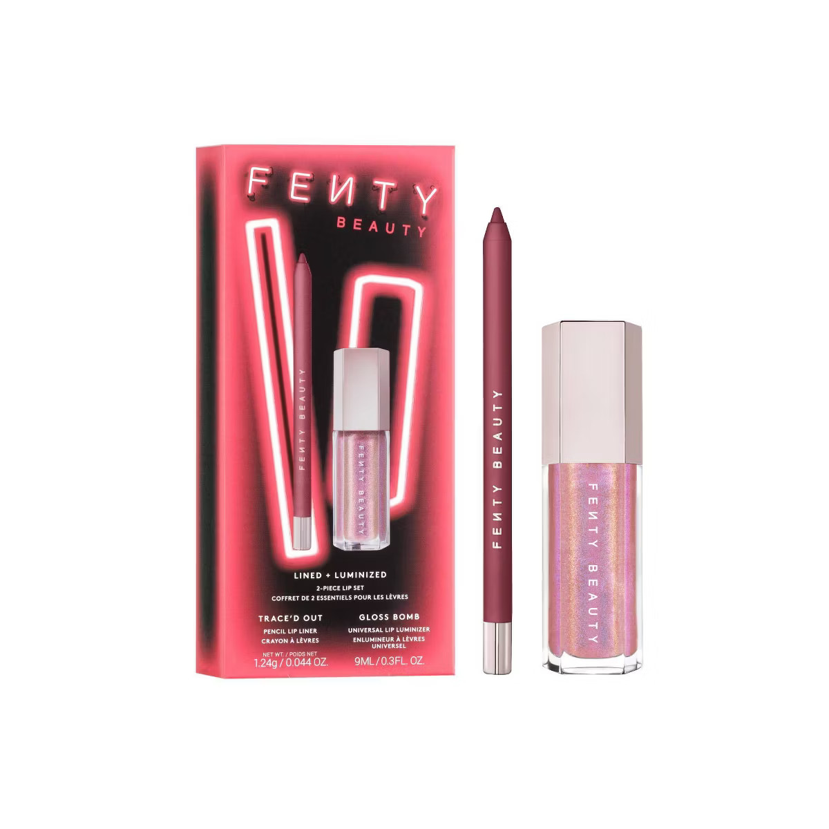 Fenty Beauty Lined + Luminized 2-Piece Lip Set - 0.04oz - Ulta Beauty | Target