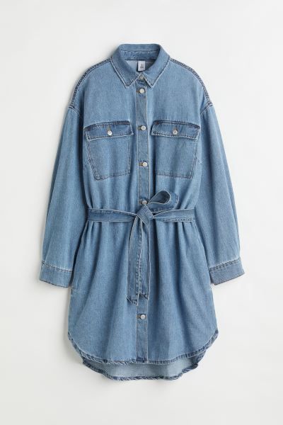 Tie-Belt Denim Dress | H&M (US + CA)