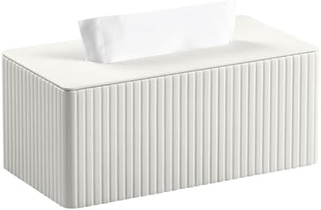 Tissue Box Cover Stylish PU Leather Rectangular Tissue Box Holder with Magnetic Bottom Cover for ... | Amazon (CA)