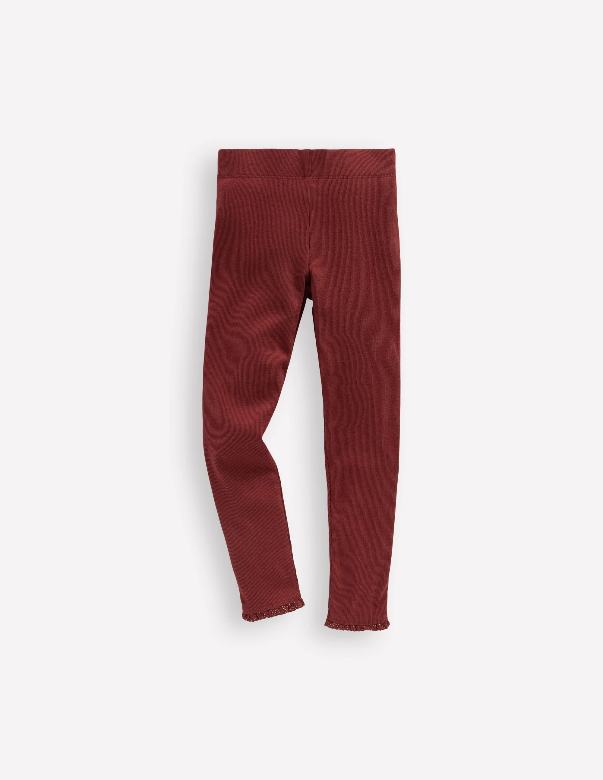 Gerippte Leggings-Kastanie | Boden DE