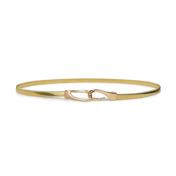 GOLD STRETCH CHAIN BELT | LELE SADOUGHI