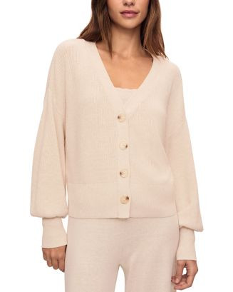 Fine Gauge V Neck Cardigan Sweater | Bloomingdale's (US)