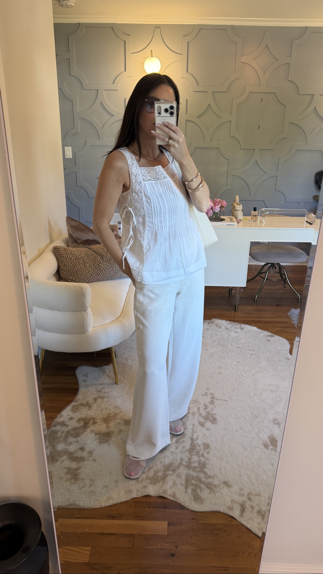 Love this top styled with the lodge pant! I did my true size in both. An easy breezy summer outfit and it doesn’t get more comfortable than this!

#LTKootd #LTKOver40 #LTKSeasonal