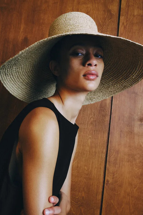 100% RAFFIA HAT | Zara UK