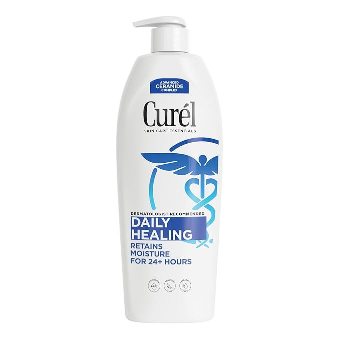 Amazon.com : Curel Daily Healing Body Lotion for Dry Skin, Dermatologist Recommended Hydrating Bo... | Amazon (US)
