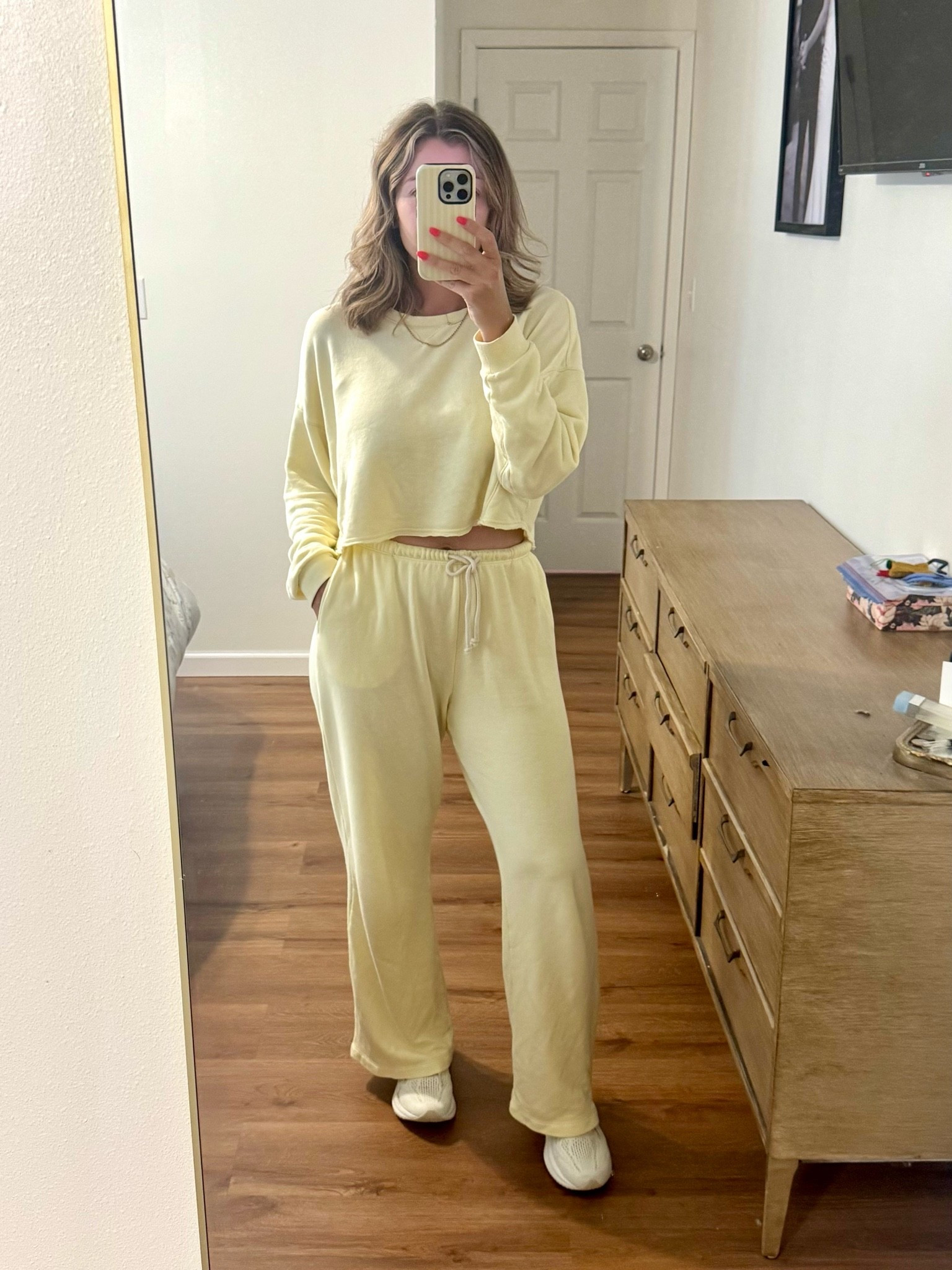 Today’s WFH sweat set is on major sale! I’m wearing a medium in both, would size up in the top for extra length

#LTKootd #LTKActive #LTKWorkwear