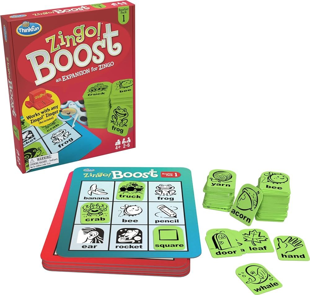 Think Fun ThinkFun Zingo! Booster Pack #1. Expansion Pack for Your Zingo! Game for Kids Ages 4 an... | Amazon (US)