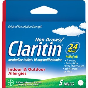 Claritin Antihistamine Non-Drowsy Loratadine Tablets, 5 CT | CVS