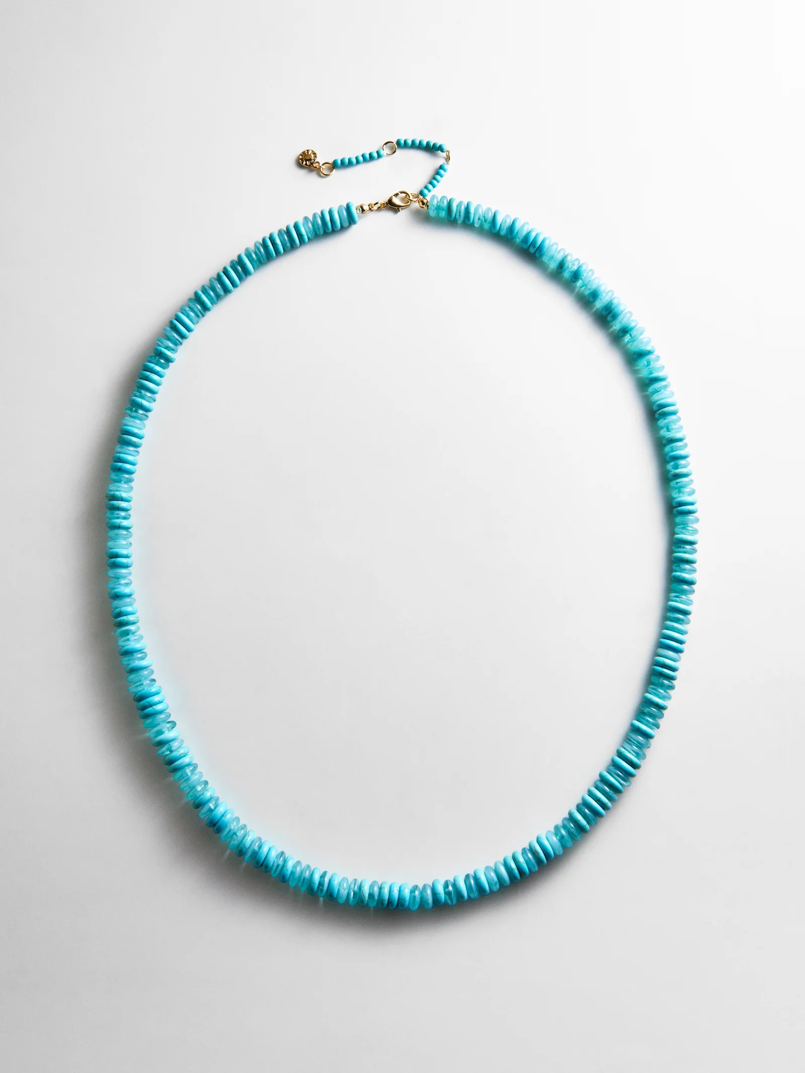 June Semi-Precious Beaded Necklace - Turquoise Bead | BaubleBar