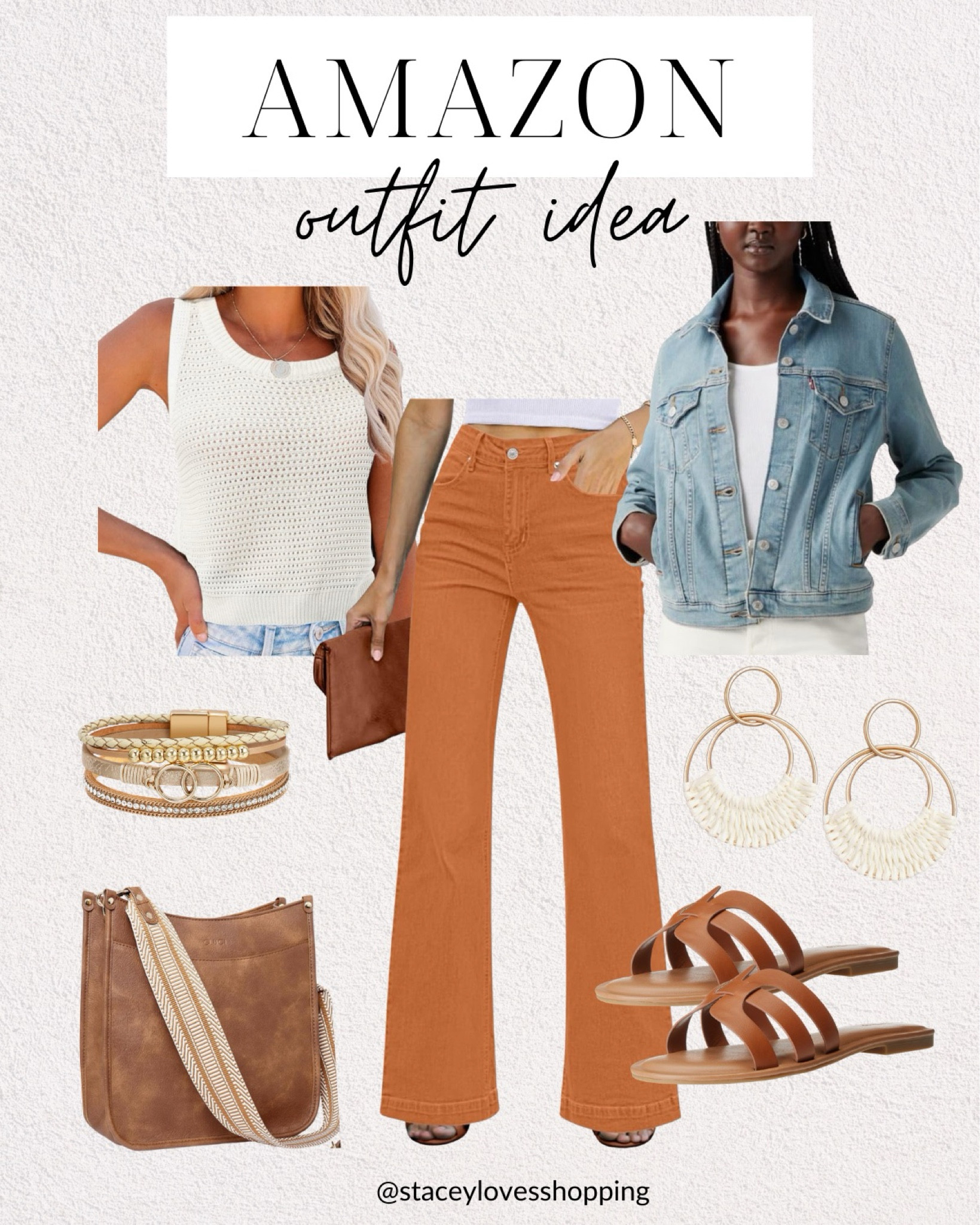 Amazon wide leg pants, Amazon jean jacket, Amazon crochet tank.

Amazon outfit idea - fall outfit idea



#LTKFindsUnder50 #LTKStyleTip #LTKOver40