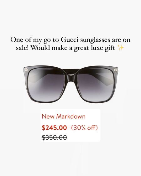 My Gucci sunglasses are on major sale and under $100!

#LTKSeasonal