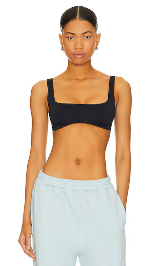x Revolve Hailey Square Bralette In Black | Revolve Clothing (Global)