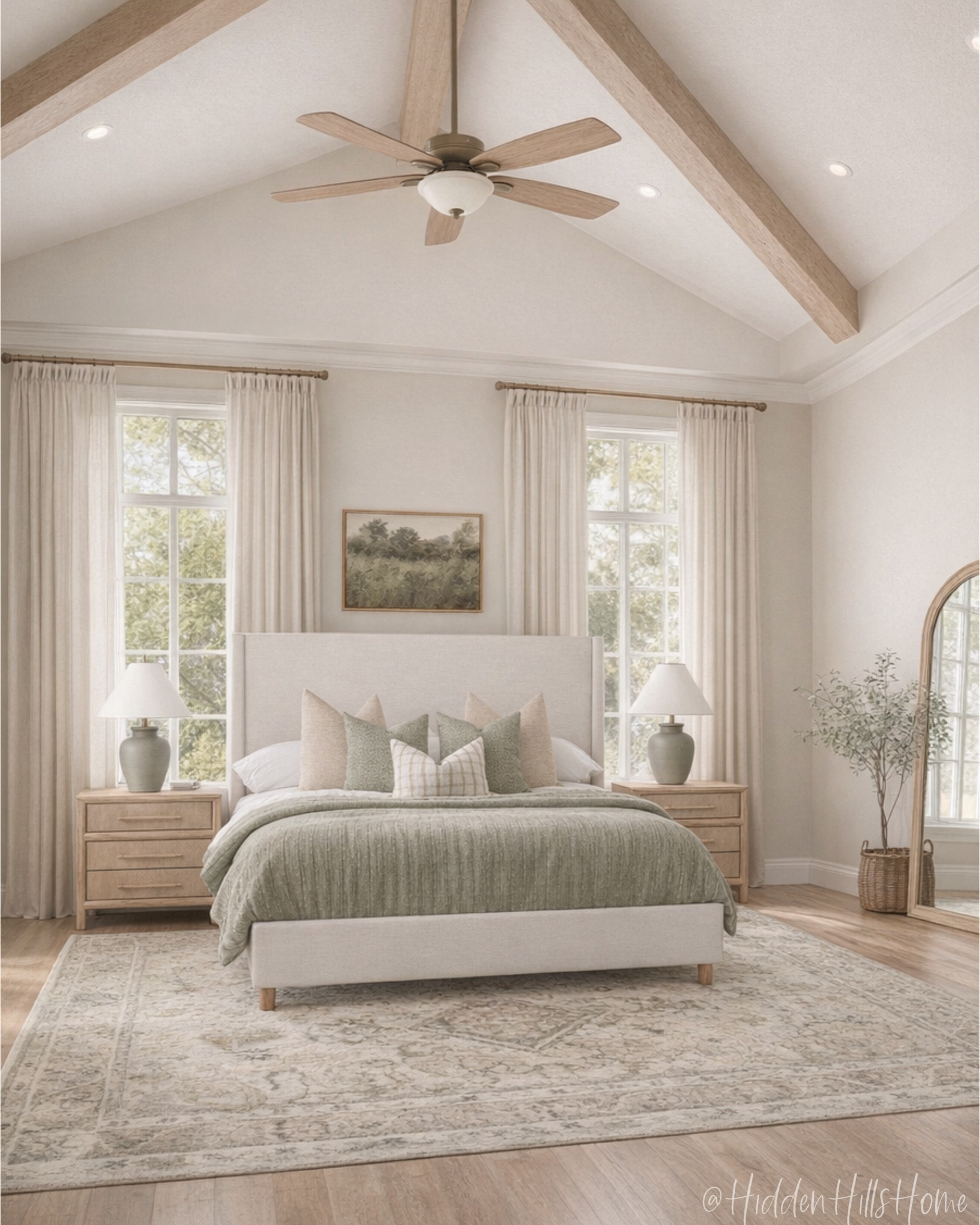 Bedroom decor mood board, primary bedroom design, home decor, bedroom inspiration, master bedroom with sage green accent tones #bedroom

#LTKHome #LTKSaleAlert