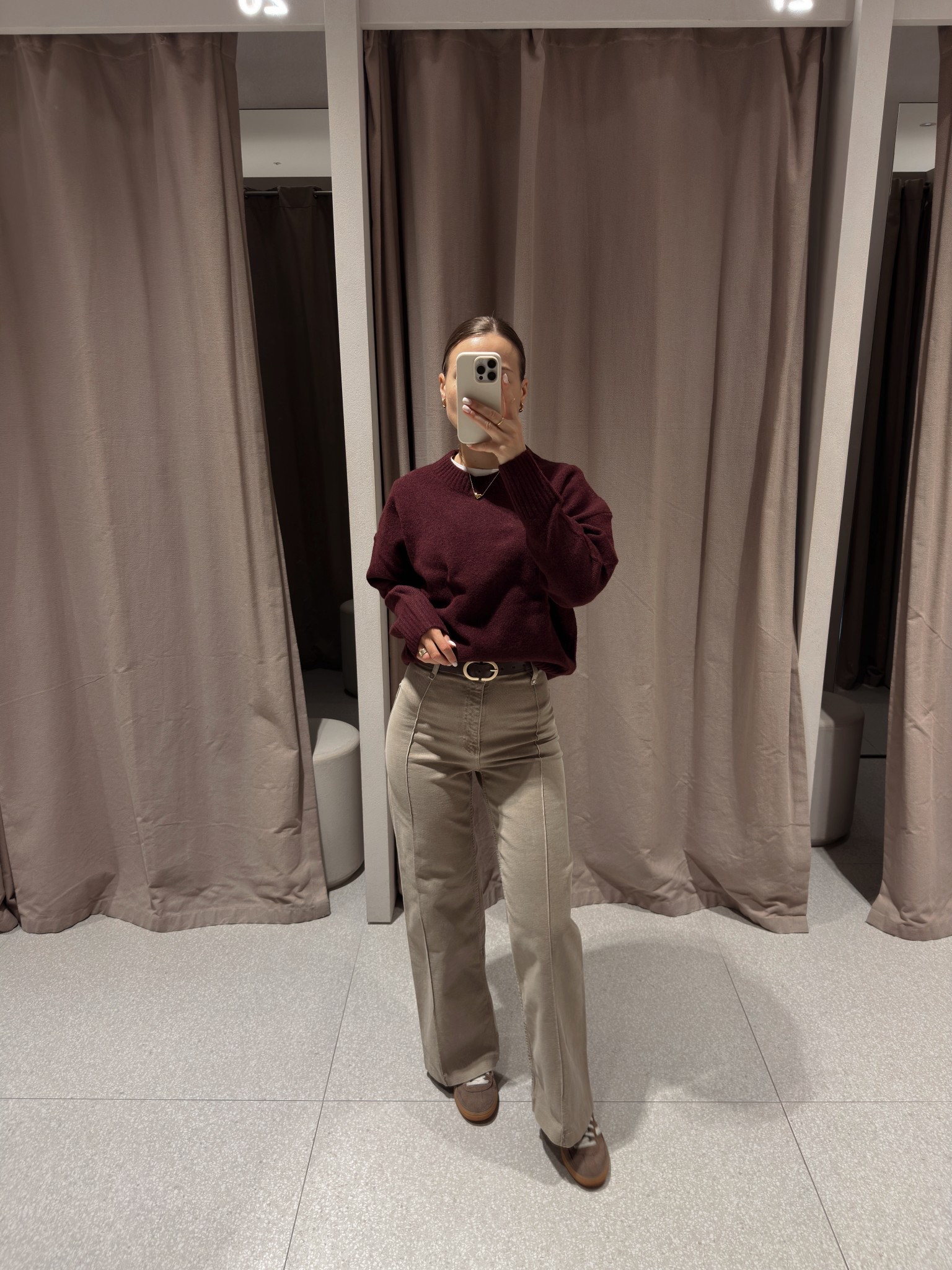 Burgundy and beige for autumn. Love this burgundy jumper 

#LTKwinter #LTKautumn #LTKeurope