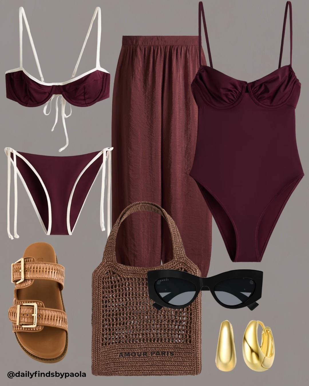 Wine-Toned Swim Edit

#LTKU #LTKTravel #LTKSeasonal