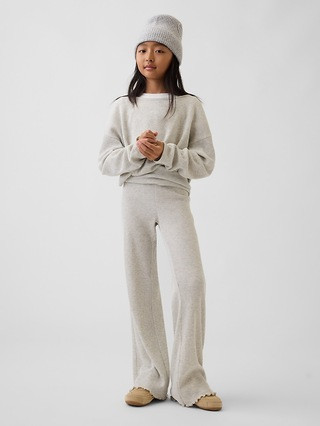 Kids Waffle Foldover Flare Leggings | Gap (US)