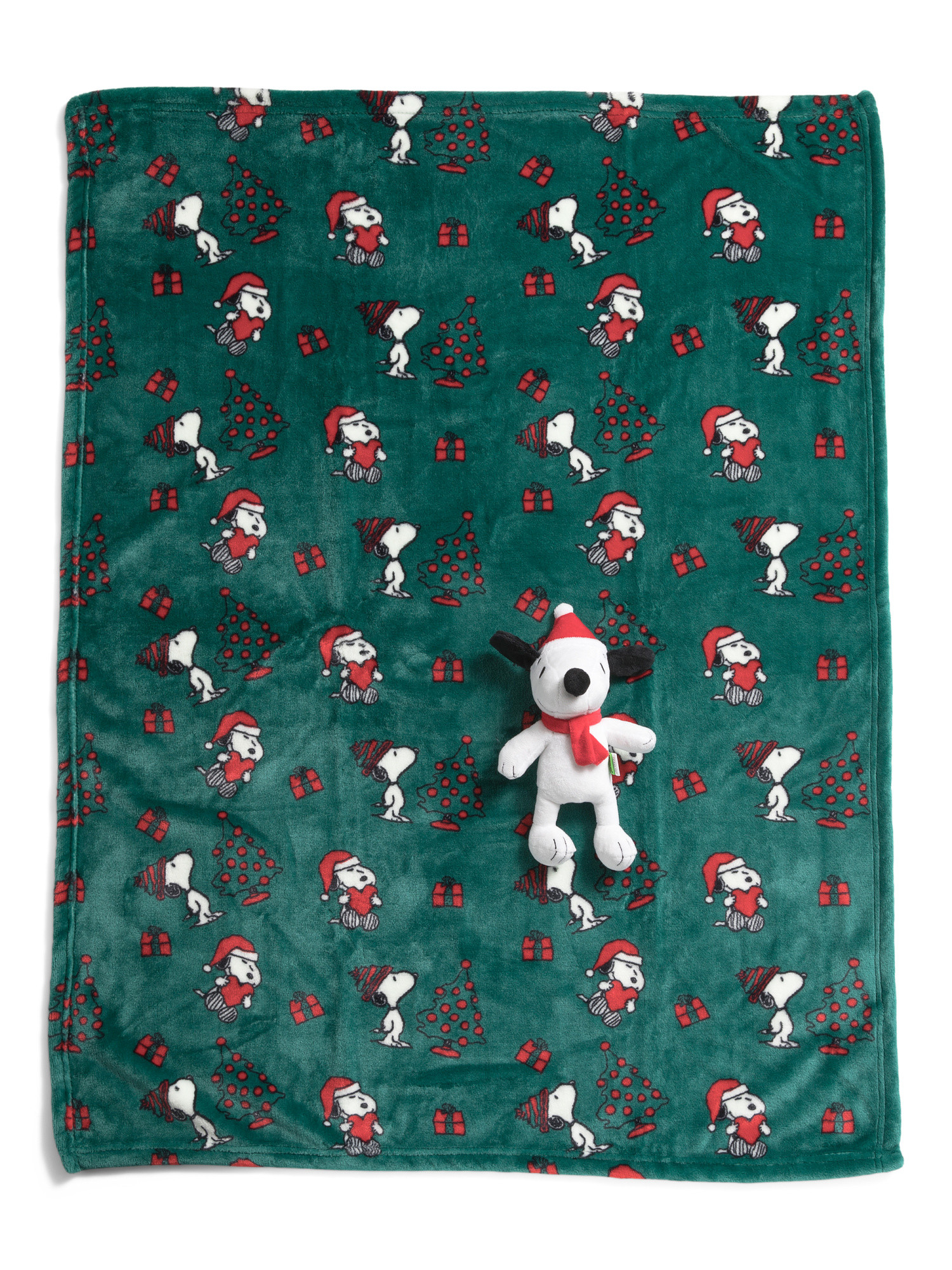 Printed Pet Throw With Plush Toy | TJ Maxx