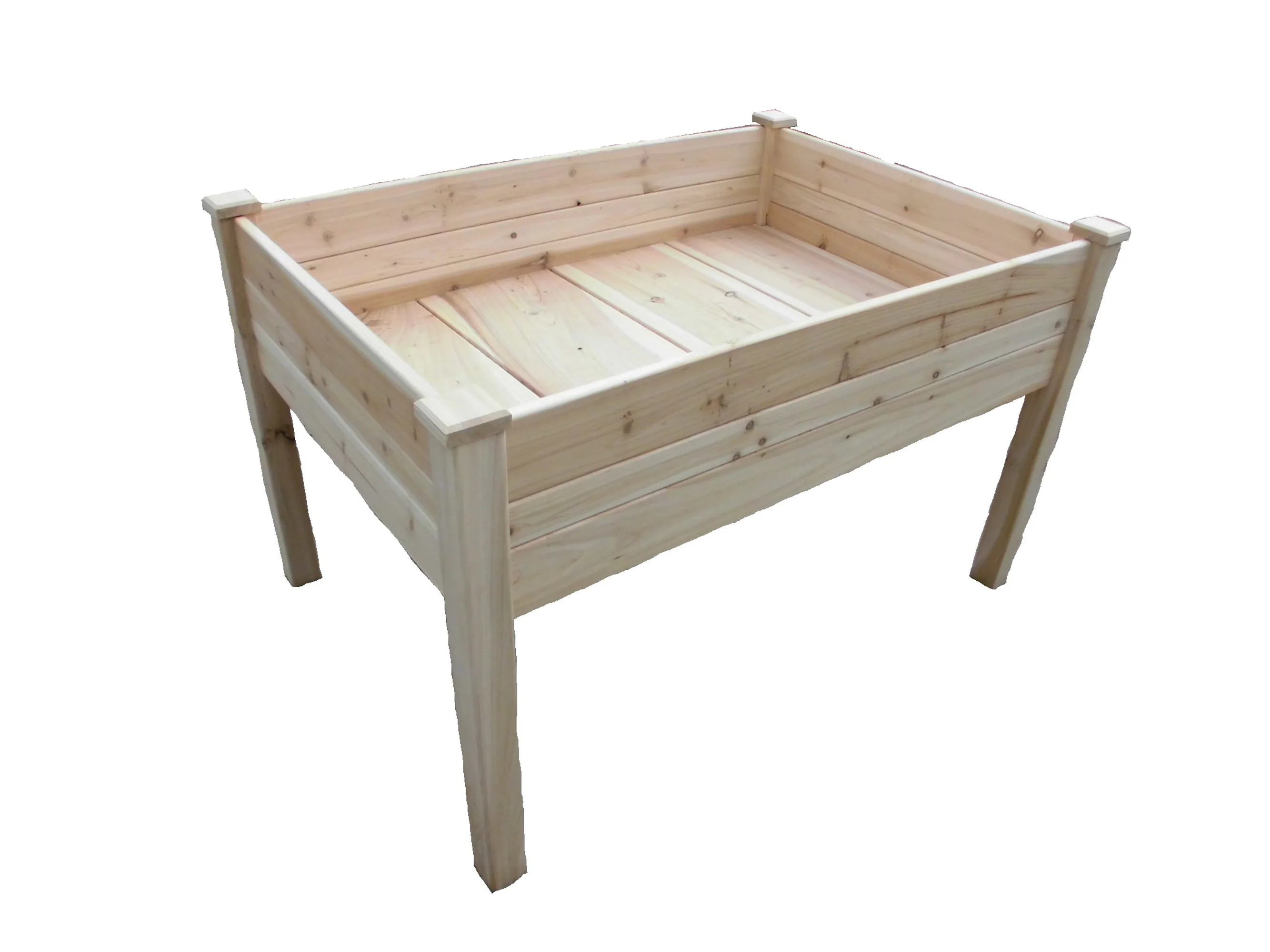 Eden 36-in W x 48-in L x 32-in H Wood Cedar Raised Planter Box Large in Brown | RGT-34 | Lowe's