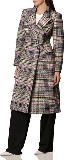 Plaid Double Breasted Coat | Nordstrom