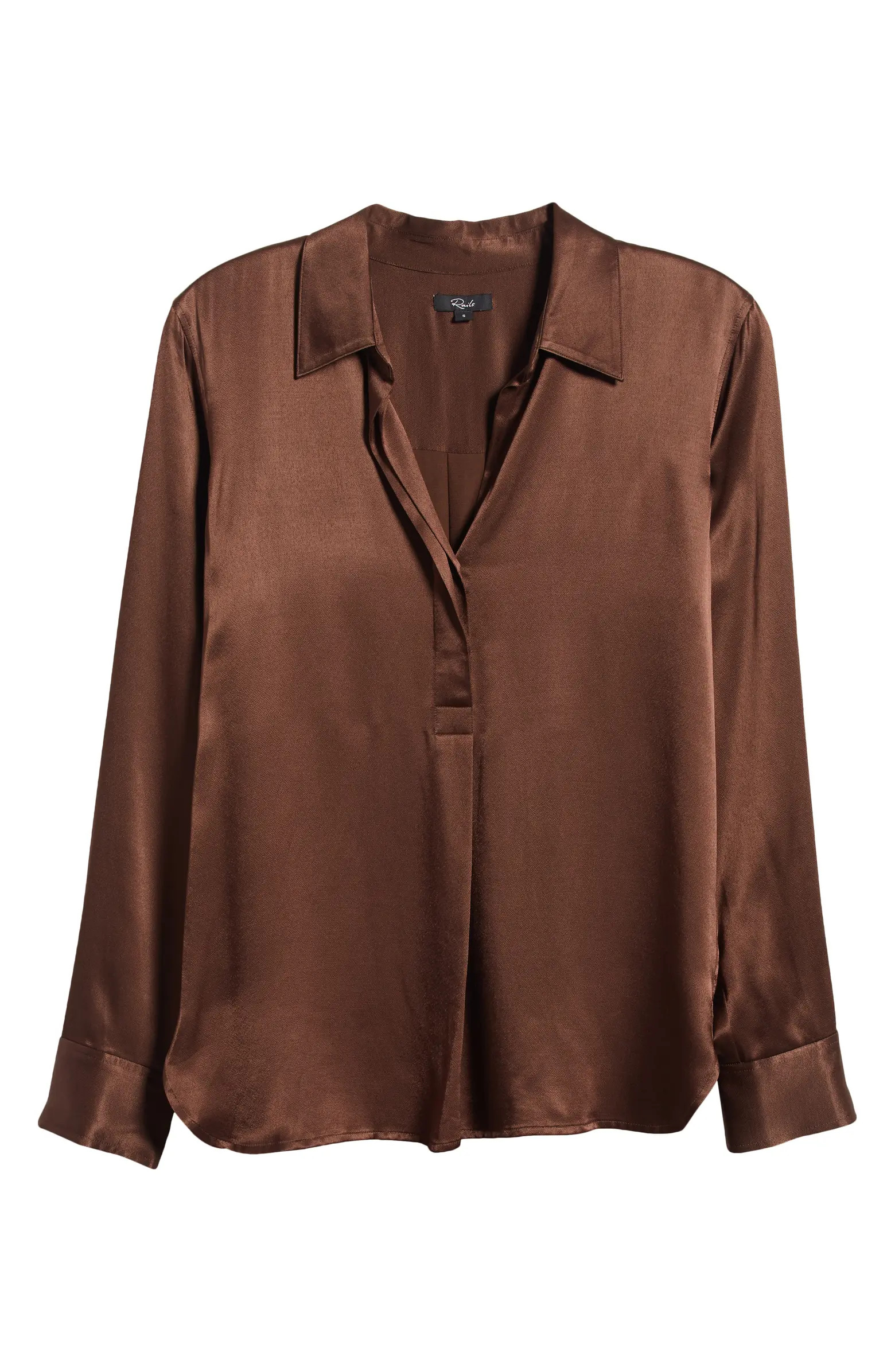 Rails Nissa Satin Button-Up Shirt | Nordstrom | Nordstrom