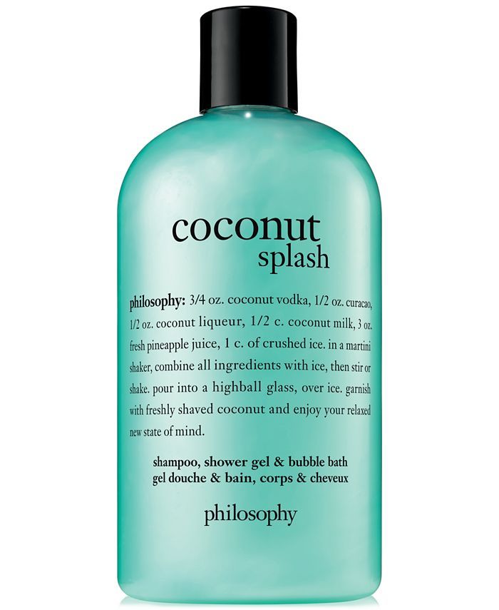 Coconut Splash Shampoo, Shower Gel & Bubble Bath, 16-oz. | Macys (US)