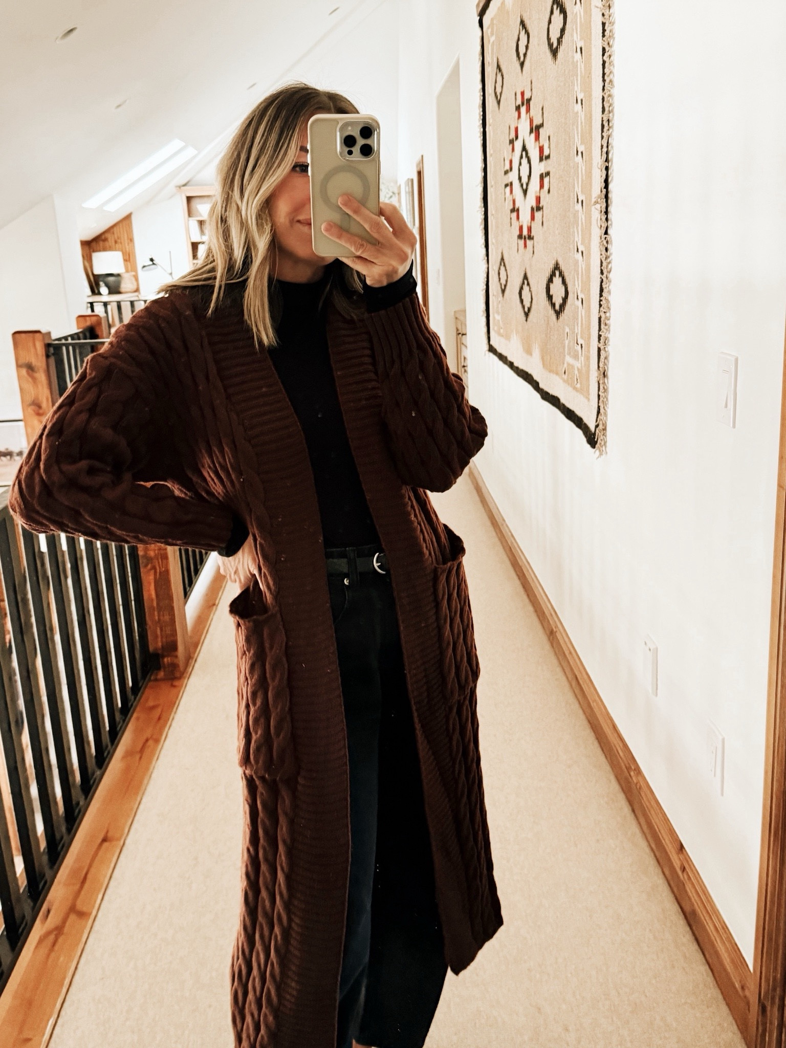 Amazon chocolate cardigan for fall
Size small

#LTKStyleTip #LTKFindsUnder50