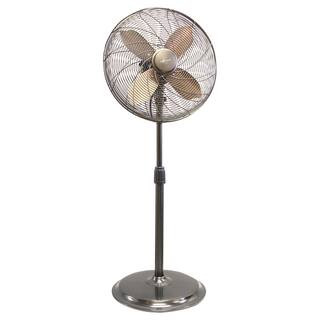 16 inch Black Oscillating Pedestal Fan | The Home Depot