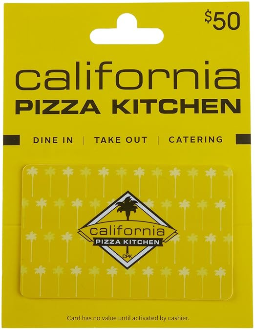 California Pizza Kitchen Gift Card $50 | Amazon (US)