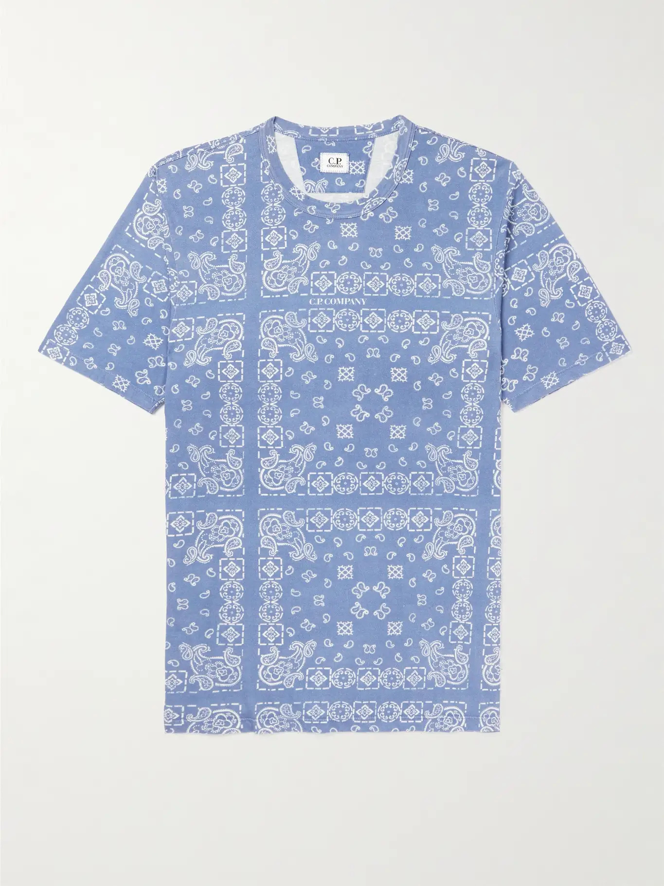 Bandana-Print Cotton-Jersey T-Shirt | Mr Porter (US & CA)