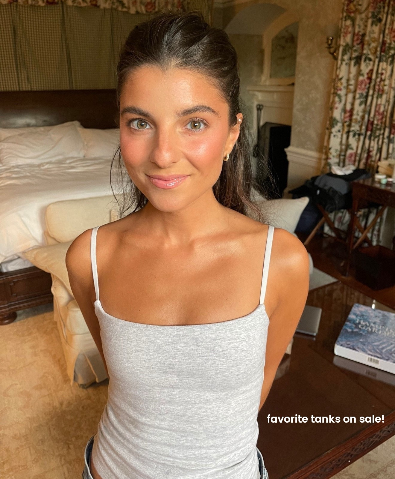 [11/3/25] code AFVIVIANE for stackable 15% off almost everything ends today!!

my favoriteeee tank tops, wear XS and available in multiple colors! 

ribbed style is on sale for $16 and regular style that I’m wearing is on sale for $25 with code AFVIVIANE 

* Offer valid online only 10/30/2025-11/3/2025 in US/CA. Offer applies to select styles as indicated. Online price reflects discount.
Use code AFVIVIANE to get an additional 15% off almost everything at checkout from 10/30/2025-11/3/2025 in US/CA. Exclusions apply. See details online.

#LTKSaleAlert #LTKSeasonal #LTKFindsUnder50