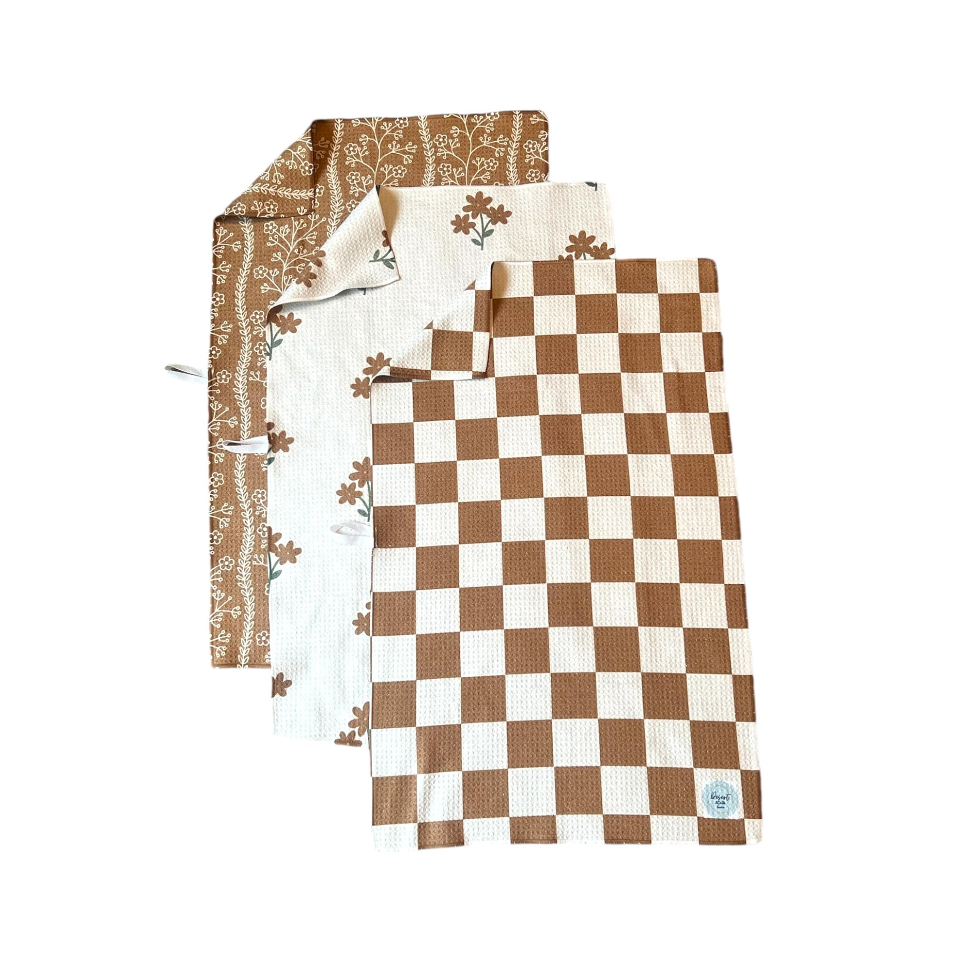 || 3 Pack|| Double Sided || Not Your Ordinary Dish Towels || Waffle Weave Microfiber || Highly Ab... | Amazon (US)