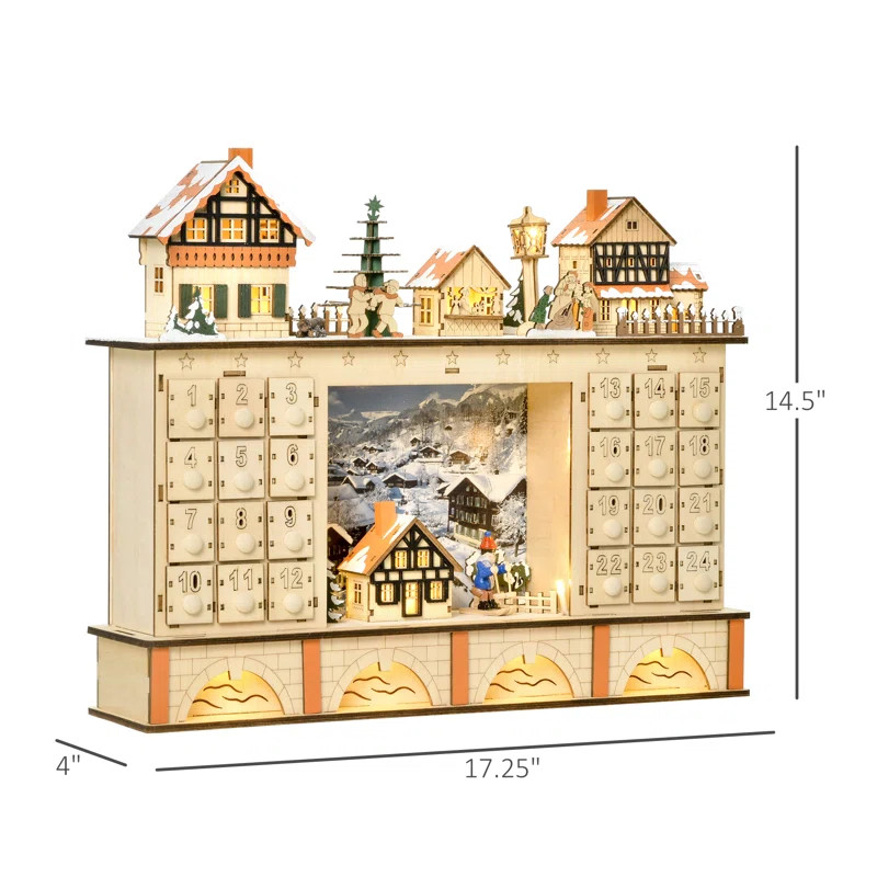 Village Christmas Advent Calendar | Wayfair North America